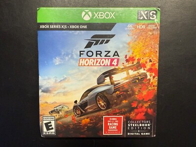 Forza Horizon 4 Collectors Mini Steelbook Edition Xbox One Digital NEW SEALED