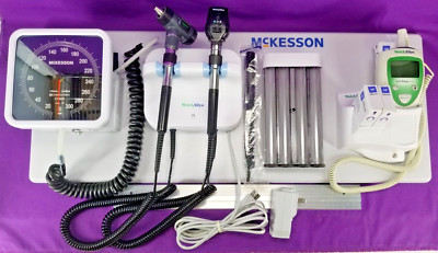 Welch Allyn Integrated GS777 / 777  Wall Board Macroview Otoscope Ophthalmoscope