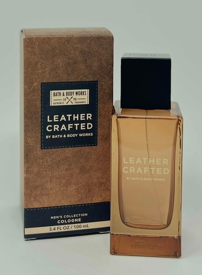 NEW BATH & BODY WORKS LEATHER CRAFTED MEN'S COLLECTION COLOGNE