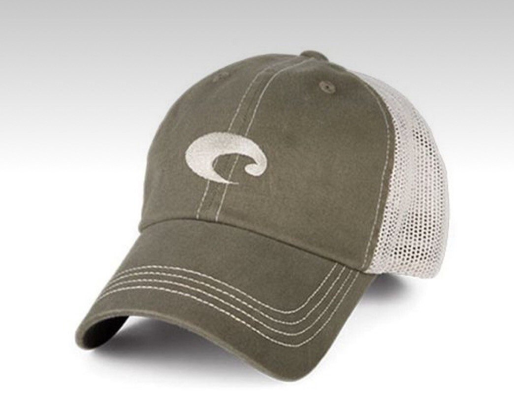 Costa Del Mar Mesh Fishing Hunting Cap Hat Surf New With Tags! MSRP $30.00