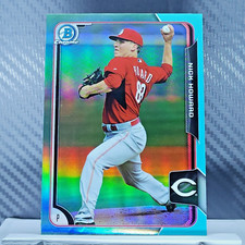 Nick Howard 2015 Bowman Chrome BLUE SKY REFRACTOR SP #193 - Reds RC