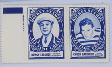 1961-1962 Topps NHL Hockey Stamps Newsy Lalonde & Chuck Gardiner