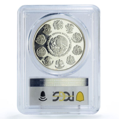 Mexico 1 onza Libertad Angel of Independence PR66 PCGS silver coin