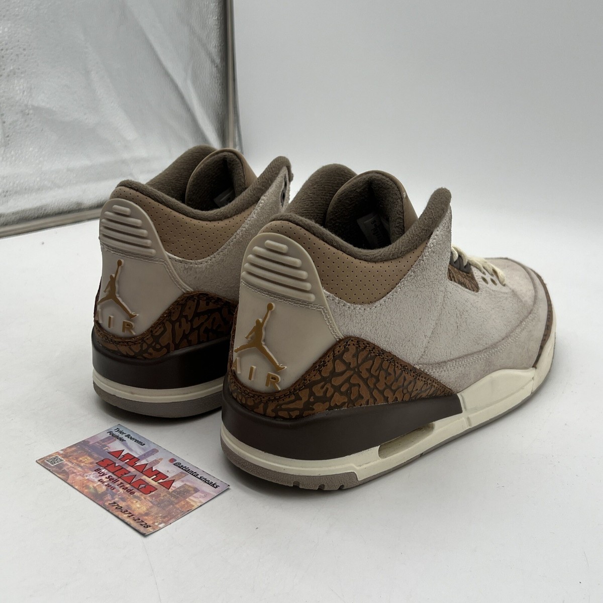 Size 8 - Jordan 3 Retro Low Palomino Brown White Cream