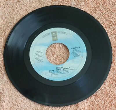 Eagles....''Heartache Tonight & Teenage Jail'' 45 RPM 7'' Vinyl Record 