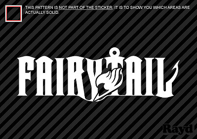 2x Fairy Tail Logo Sticker Decal Die Cut Vinyl Guild Anime Manga Fairytail Ebay