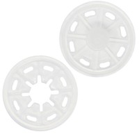 10 DruckknöPfe 25Mm Aus Kunststoff In Transparent