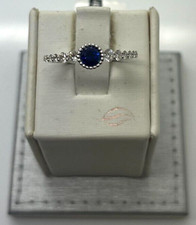 Parade 18K White Gold Sapphire & Diamond Ring...