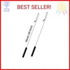 Jakeei 2 Pack 16 inch Puppet Handles Arm Control Rod Metal Puppet Stick Accessor
