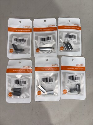 6 JXMOX USB-C To Mini USB 2.0 Adapter 2 Packs Gray NEW Unused 