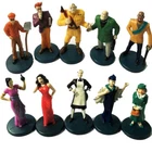 10pcs 2002 Clue GAME Suspects Pawns Tokens Movers Characters Figures Parts