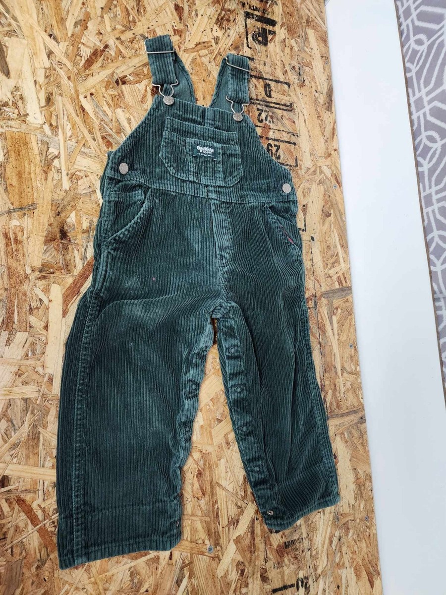 Vintage OshKosh B'Gosh VESTBAK Bib Overalls Toddler 3T Corduroy