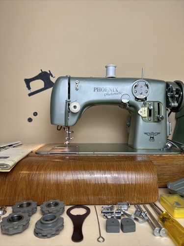 Nähmaschine Phoenix 283 Automatic Näht Jeans Leder Seide Top Mit Zubehör ✅ - Bild 2 von 14