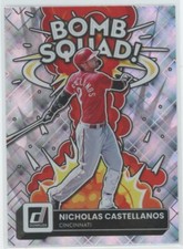2022 Donruss Bomb Squad Diamond #10 Nicholas Castellanos Cincinnati Reds