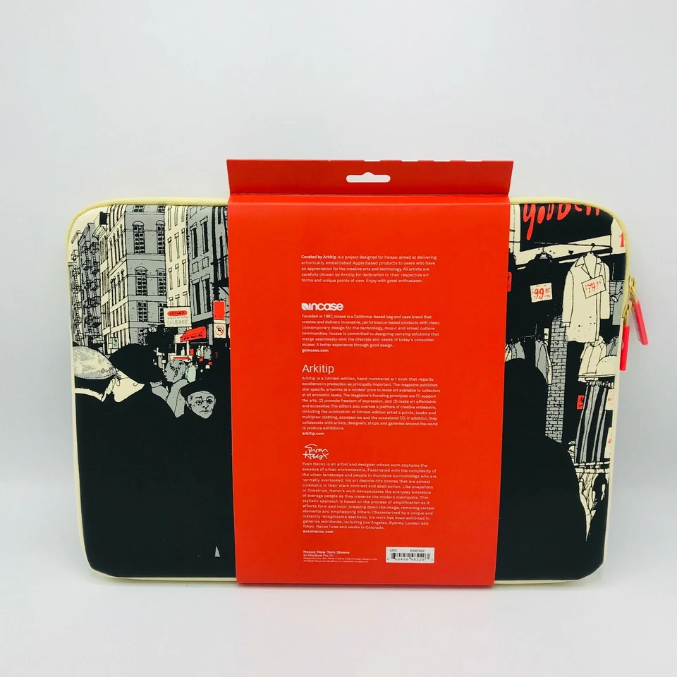 Estuche para portátil Arkitip Evan Hecox 15" New York Graphics Broadway NYC Foto 3 de 4