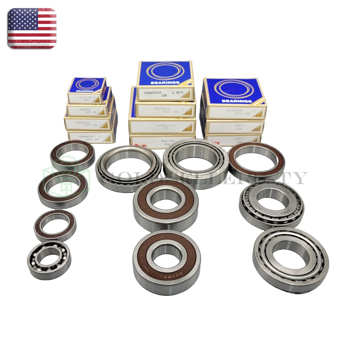 Set of Bearings For C-max, Fusion, Lincoln Hybrid HF35