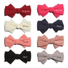 120PCS 15cm Newborn Big Soft Pearl Chiffon Hair Bows for Gilrs Hair Clips