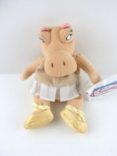 Vintage Disney Mini Bean bag Plush Fantasia Hippo 8"