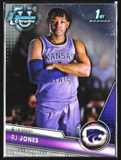 2023-24 Bowman University Chrome RJ Jones Kansas State Wildcats no.37