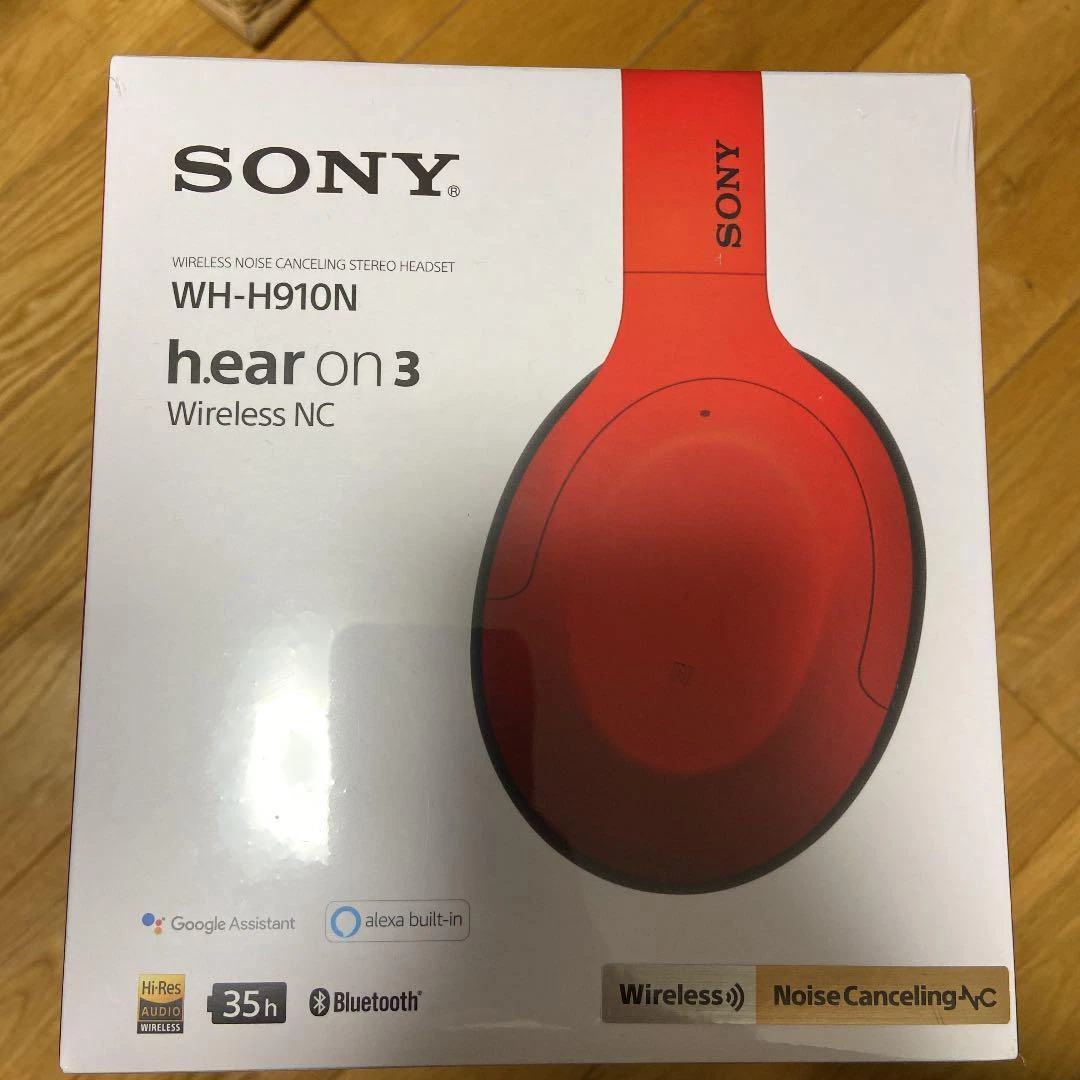 SONY Wireless Noise Canceling Headphone WH-H910N R Red Japan NEW