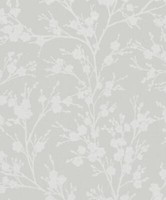 Vliestapete Novamur 82314 Beige Weiß Glanz KirschblüTe Struktur Ivy (3,24€/1Qm)