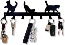 Key Holder for Wall Decorative, Metal Key Holder, Key Organizer for Wall Mount,