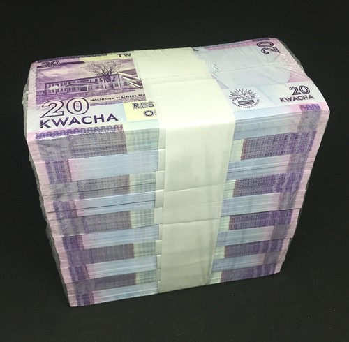 MALAWI 20 Kwacha X 1000 PCS 2016 P-63 NEW Brick UNC Uncirculated - Picture 2 of 4