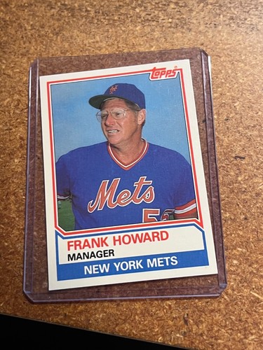 1983 Topps Traded Baseball # 47T Frank Howard Manager