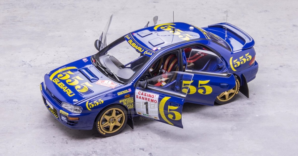 Sunstar 1:18 Subaru Impreza McRae WRC Rally 96 Italy Simulation