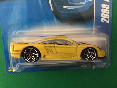 2008 Hot Wheels #72 All Stars SALEEN S7 Yellow Variation w/Chrome