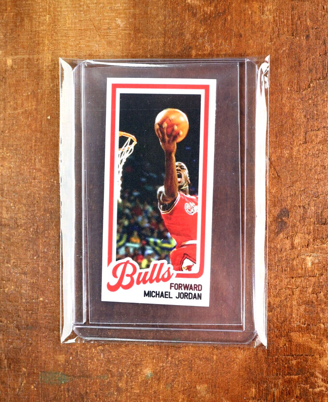 1984 85 Michael Jordan Rookie RC Supermini Chicago Bulls  NO 1986 Fleer GOAT 3/3