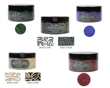 Finnabair, Art Extravagance, Jewel Texture Paste, Amethyst, Golden Dust, Preciou