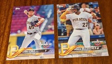 Andrew McCutchen + Gerrit Cole 2018 Topps Opening Day - Pittsburgh PIRATES CARDs