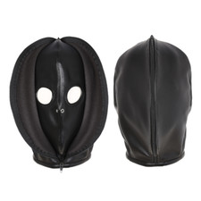 Mask Costume Face Head Cover Head Sex Mask Cosplay Couple Game Cosplay Zip
