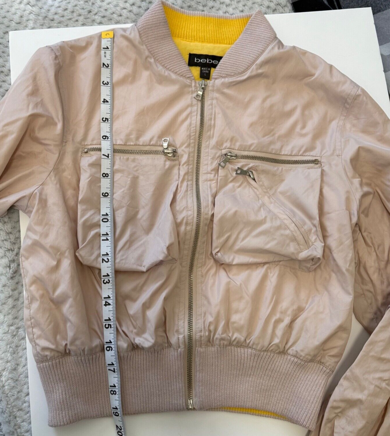 Bebe Bomber Jacket Junior Large Spring Travel Lit… - image 5