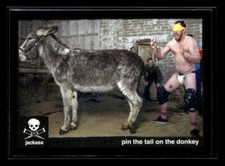 2022 Zerocool Jackass #S-29 Pin the tail on the donkey Stunts Card