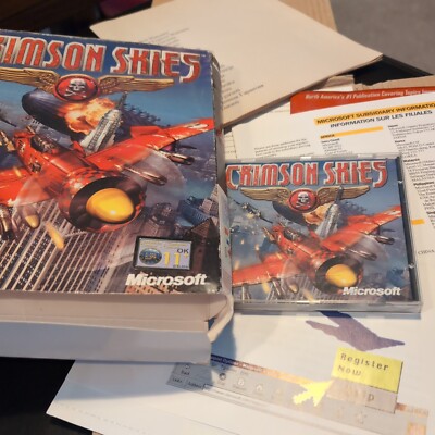 Microsoft Crimson Skies Spiel für PC CD-ROM OVP 2000