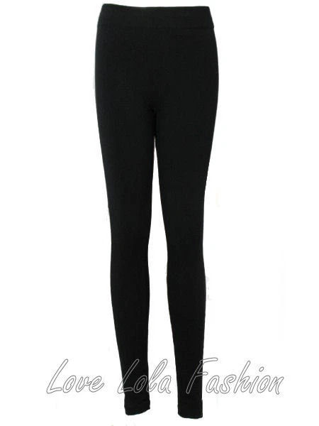 Womens Leggings Ladies Thick Fleece Lined Leggins Winter Ski Warm