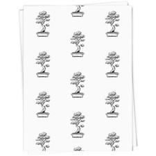 'Bonsai Tree in Pot' Gift Wrap / Wrapping Paper / Gift Tags (GI055836)