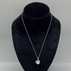 Sterling Silver 925 Jewelry Set White Pearl Style Necklace 2 Pairs Drop Earrings — photo 2