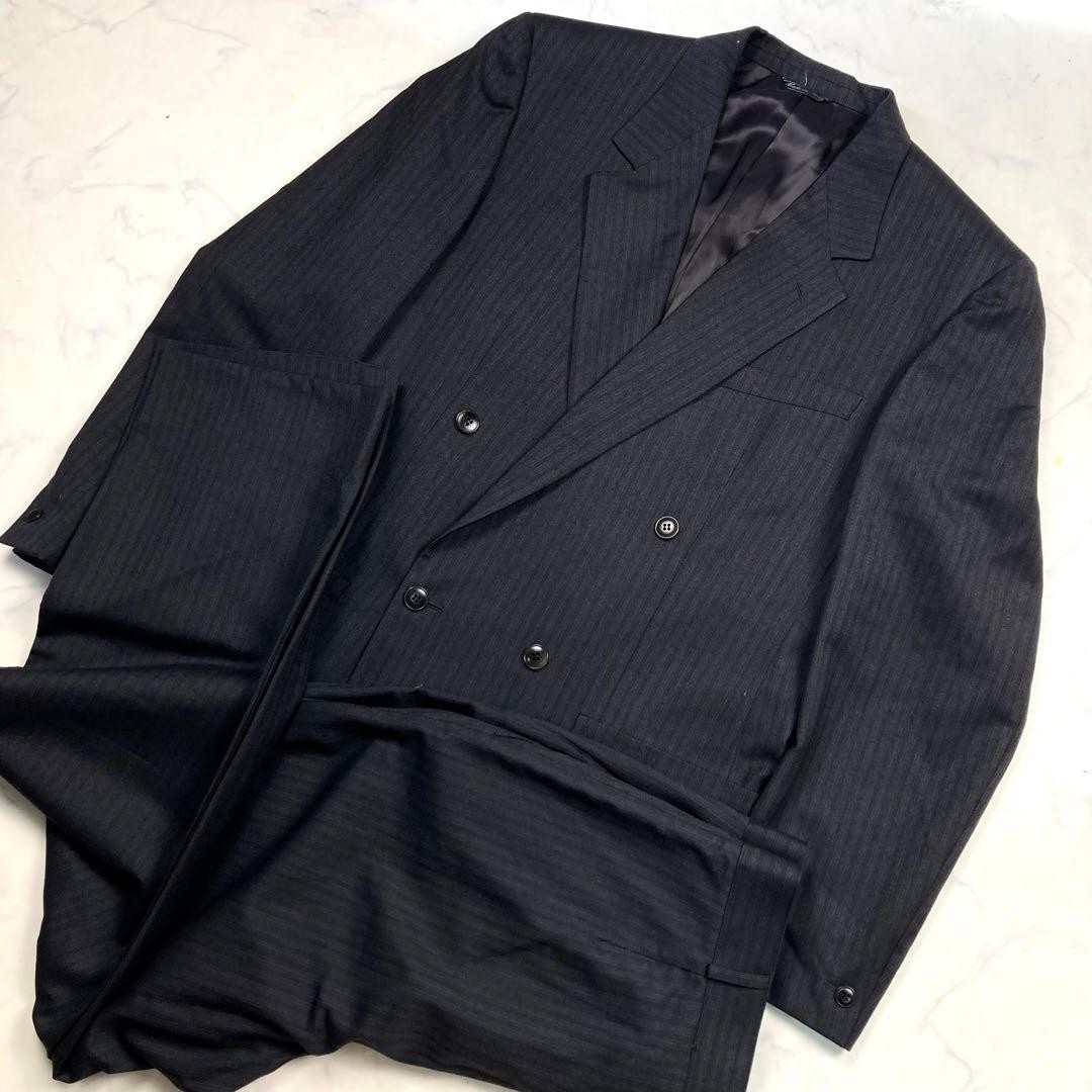Good condition✨VERSACE double suit setup striped … - image 1