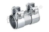 Rohrverbinder Abgasanlage Topran 107 221 FÜR Audi Seat Skoda VW Auspuffverbinder