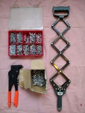 ⭐⭐⭐⭐ Heavy Duty Lazy Tong Riveter & Standard Swivel Riveter + Rivets Bundle ⭐⭐⭐⭐