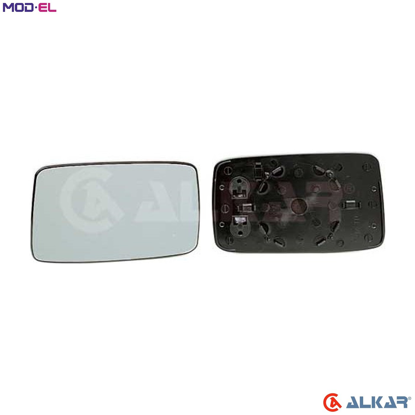 Mirror insert glass Left Heatable 6471128 ALKAR for VW SEAT SKODA - Image 6