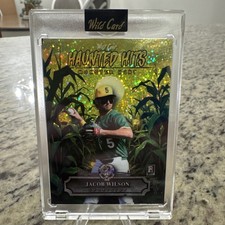 2025 Wild Card Haunted Hits JACOB WILSON 3/3🔥 Athletics 👀 rookie