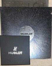 LOT OF HUBLOT! THE ART OF FUSION CATALOG + A LOOK BACK BOOK + HUBLOT CARD READER