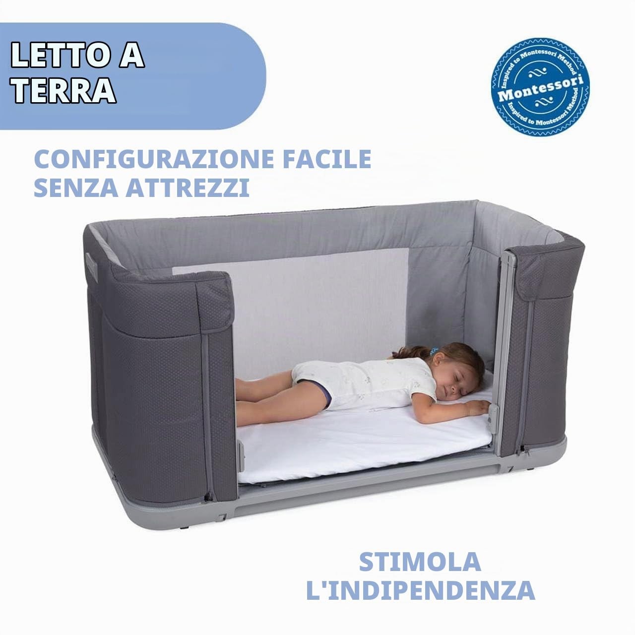 CULLA NEONATO FIANCO LETTO NEXT2ME FOREVER 3IN1 LETTINO VERSATILE foto 3