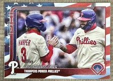 BRYCE HARPER Independence Day 58/76 Variation! 2025 TOPPS UPDATE #US107
