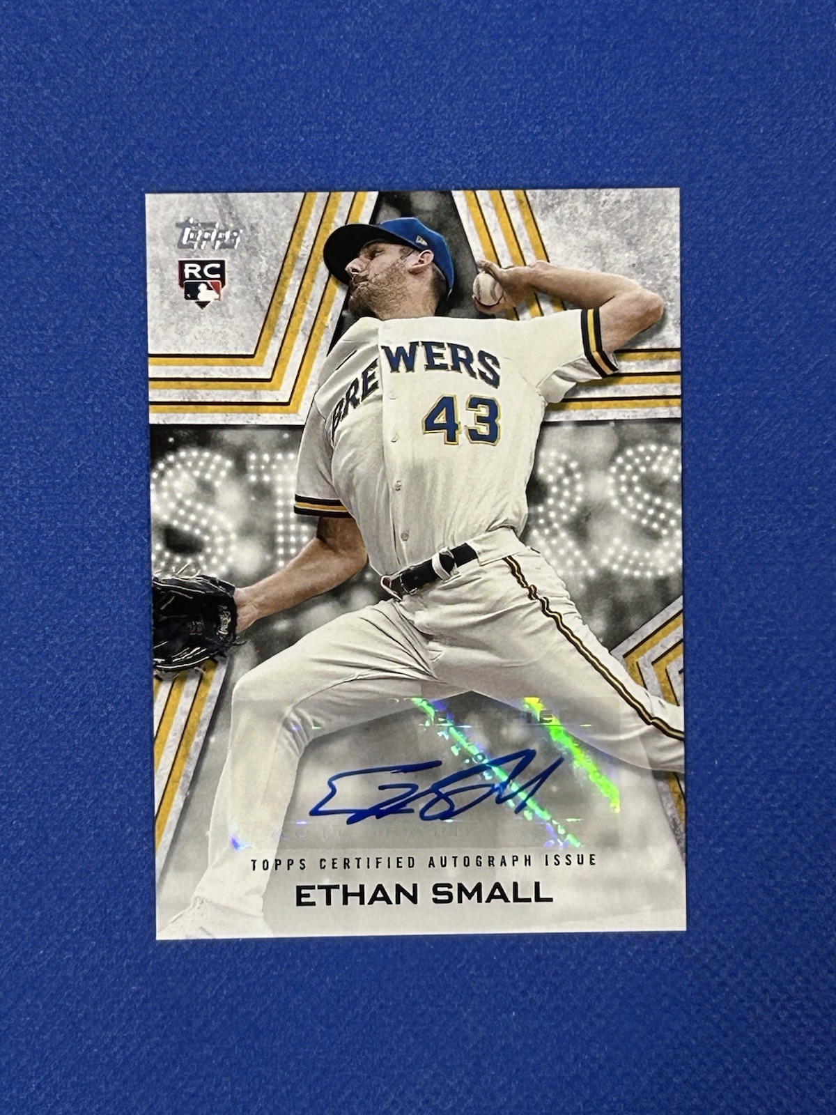 2023 Topps Series 1 Baseball Stars Autograph Ethan Small #BSA-ES RC auto F’