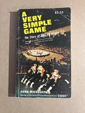 A VERY SIMPLE GAME : STORY OF ROLLER DERBY by Herb Michelson  1971 paperback